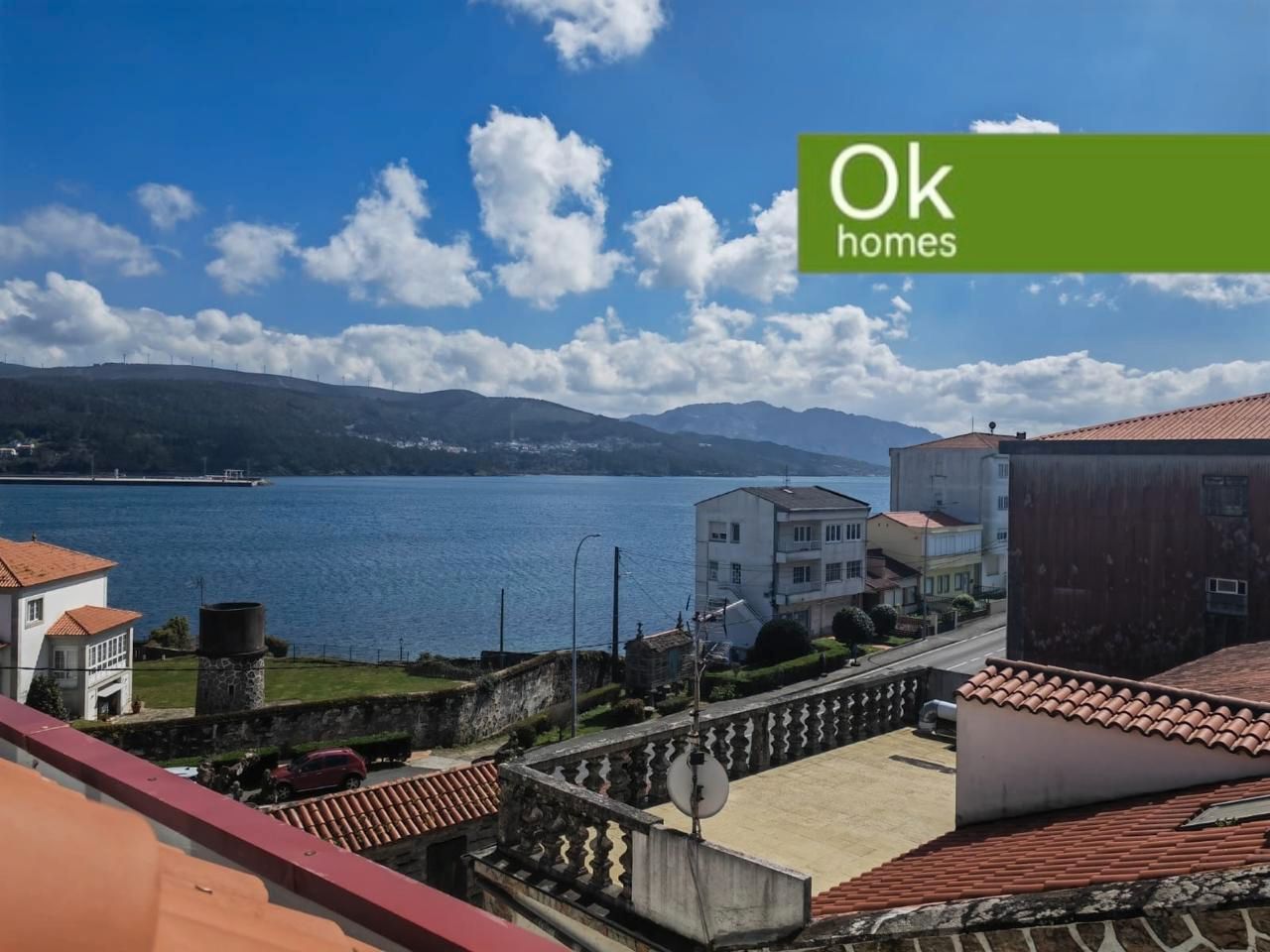 Exterior view of Flat for sale in Corcubión  with Furnished and Washing machine