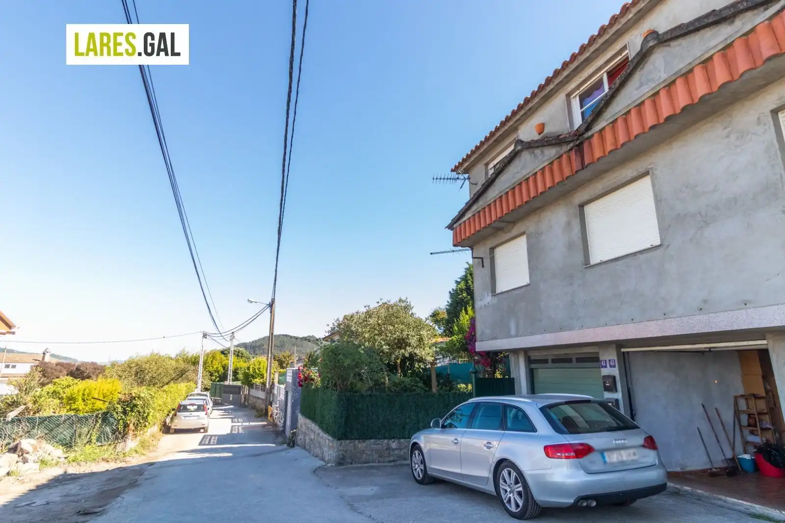Exterior view of Flat for sale in Cangas   with Private garden, Terrace and Furnished