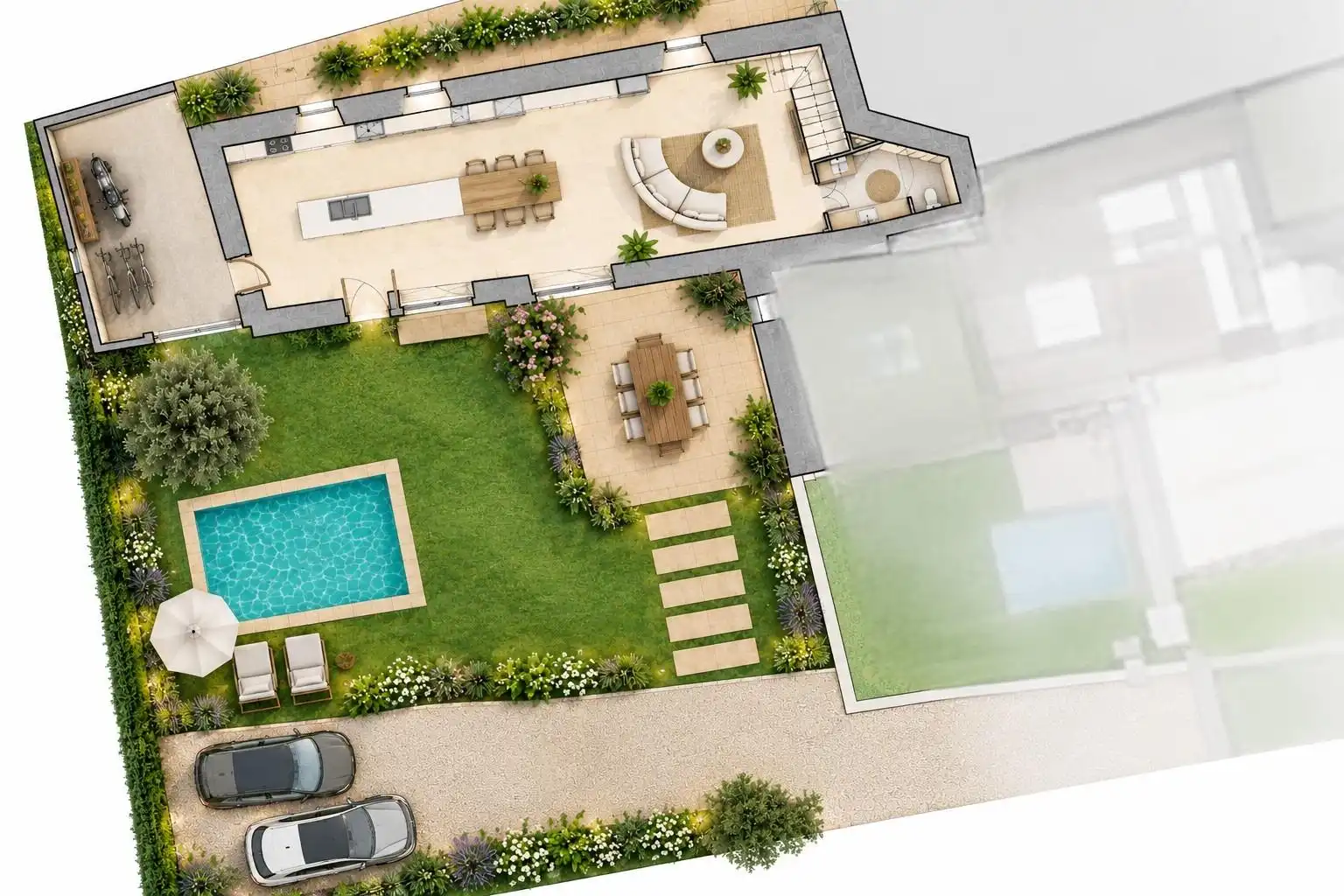 Garden of Houses for sale in Cornellà del Terri