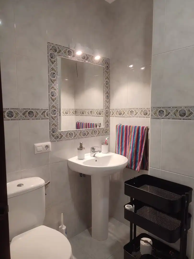 Bathroom of Apartments for rent in Conil de la Frontera  with Air Conditioner and Heating
