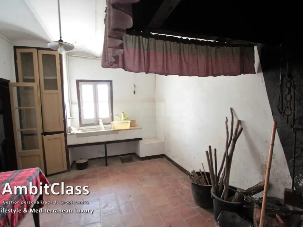 Cuina de Finca rústica en venda en Sant Pere de Vilamajor amb Calefacció i Internet