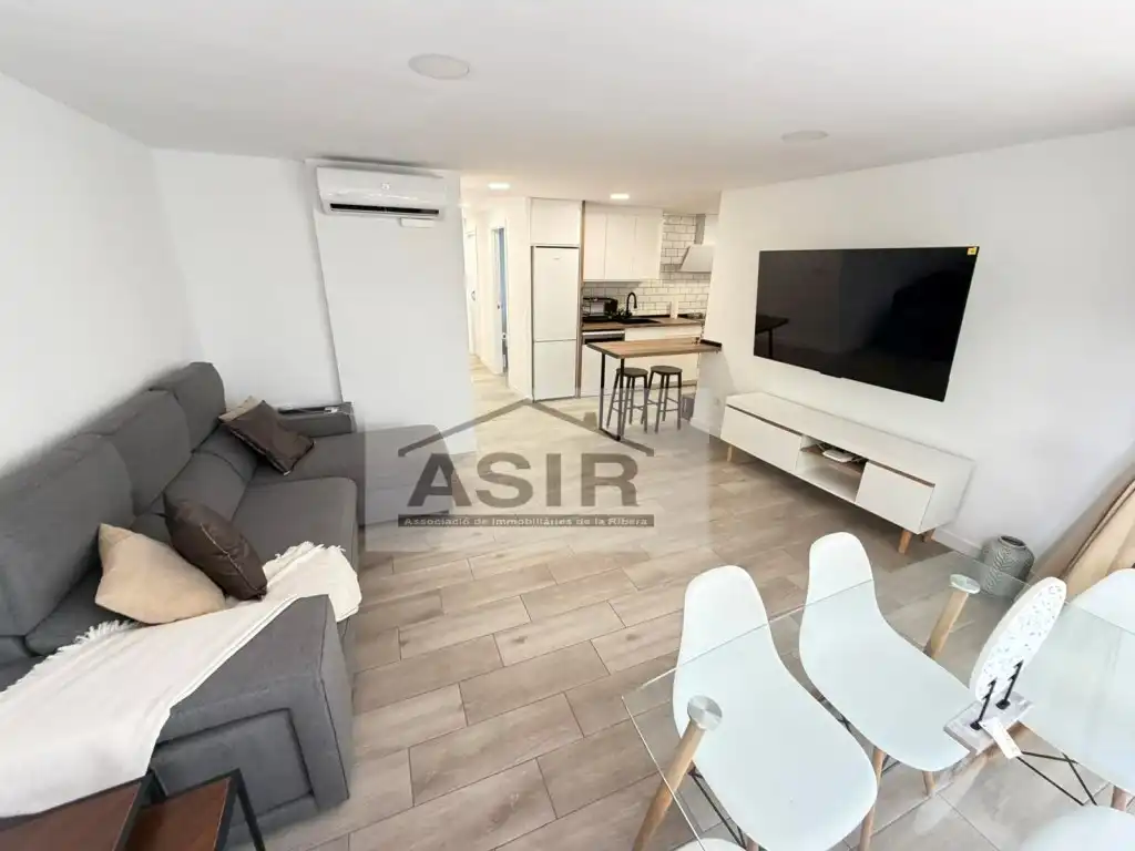 Sala de estar de Piso en venta en Alzira con Aire acondicionado