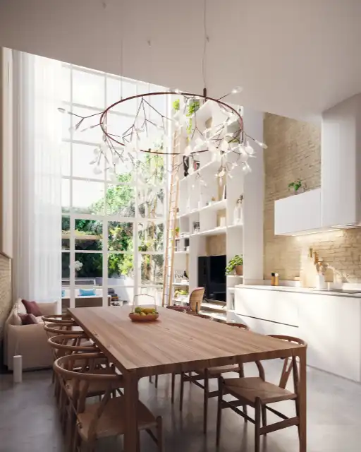 Sala d'estar de Casa o xalet en venda en Barcelona amb Aire condicionat i Calefacció