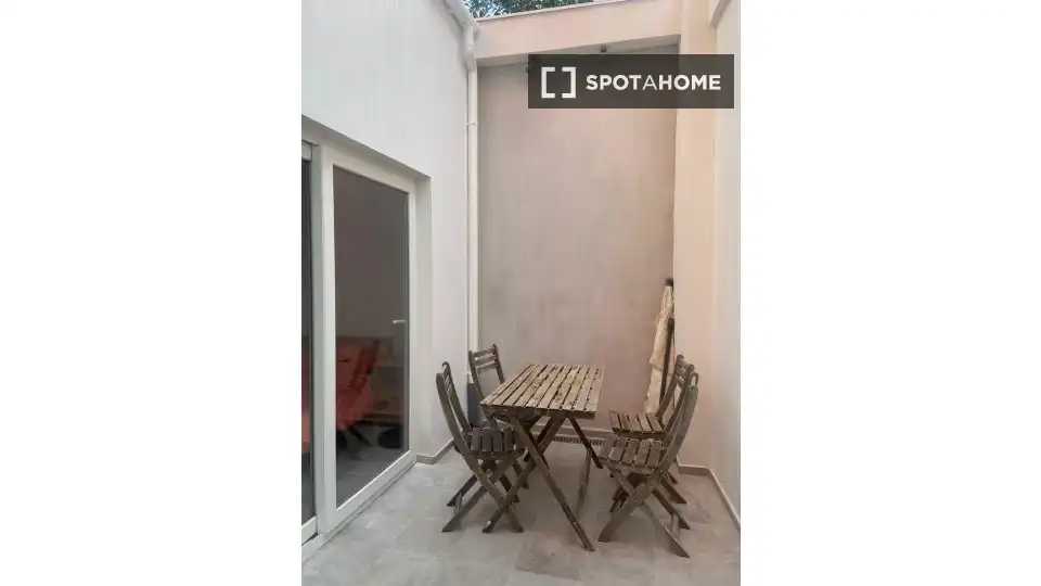 Terrace of Flat for rent in Valencia  with Air Conditioner, Heating and Furnished