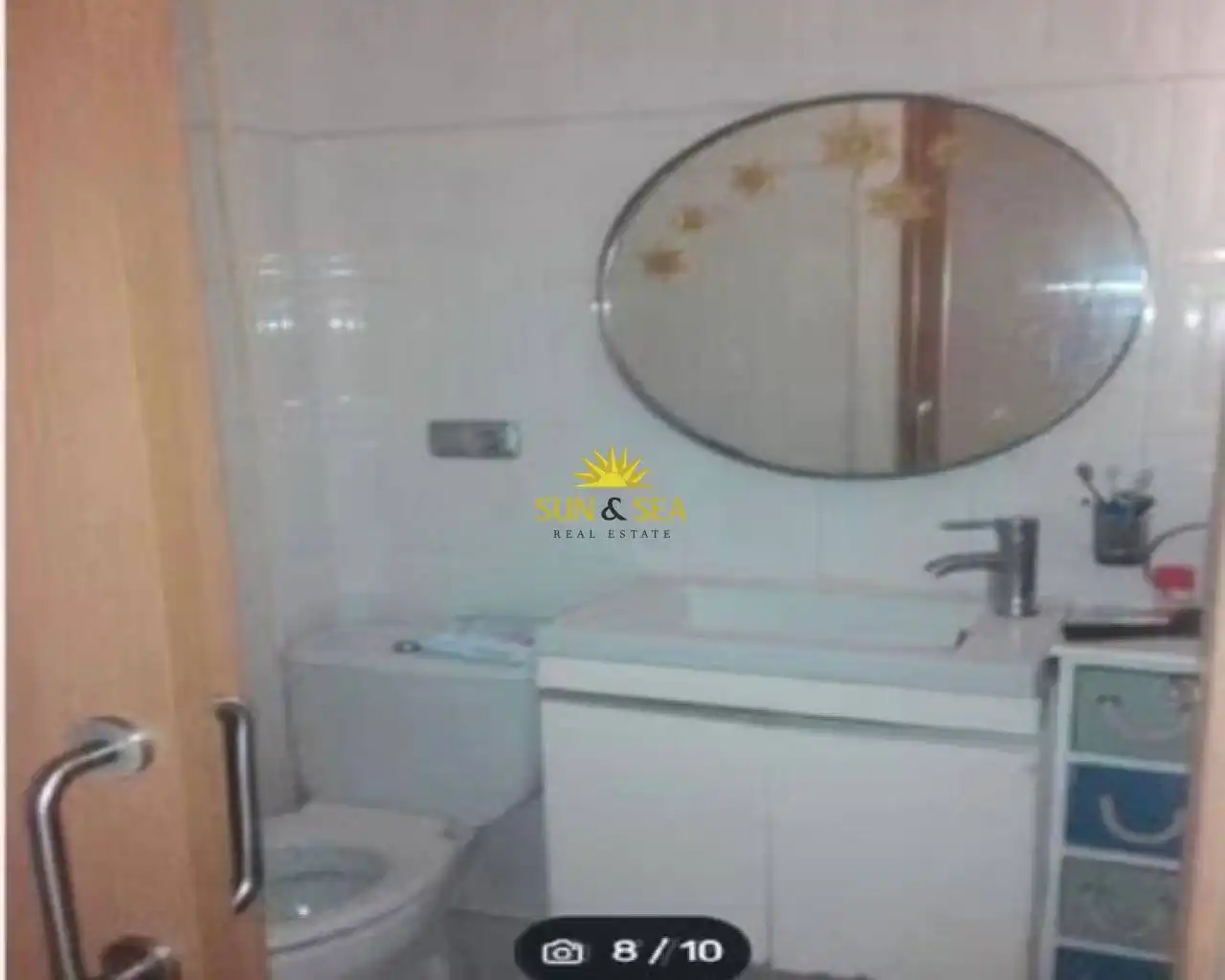 Bathroom of Apartments for rent in Santa Pola  with Air Conditioner, Heating and Furnished