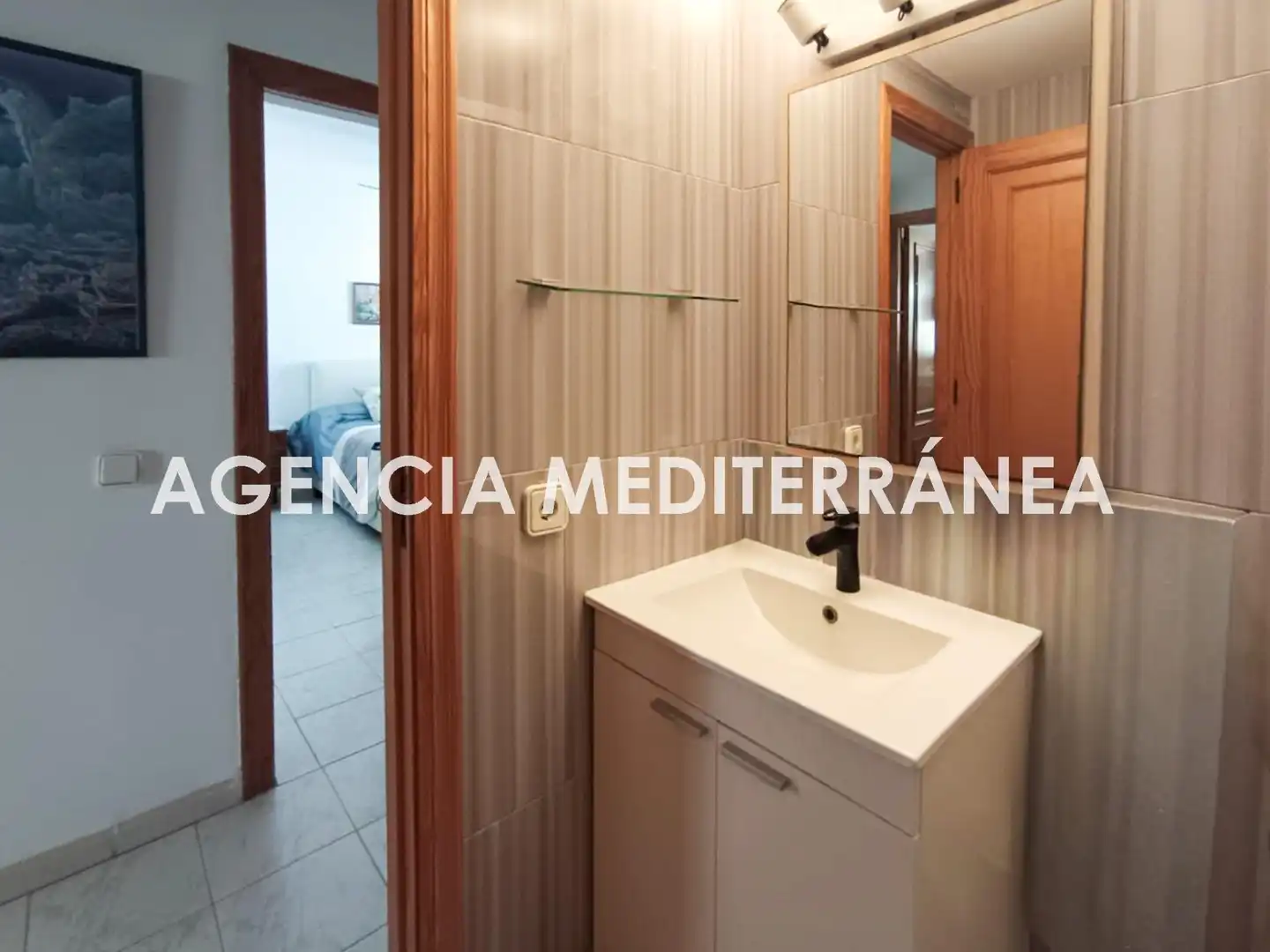 Bany de Apartament en venda en Santa Eulària des Riu amb Aire condicionat, Calefacció i Jardí privat
