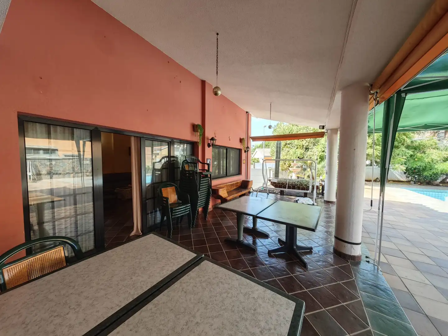 Terrassa de Casa o xalet en venda en San Bartolomé de Tirajana amb Aire condicionat, Jardí privat i Terrassa