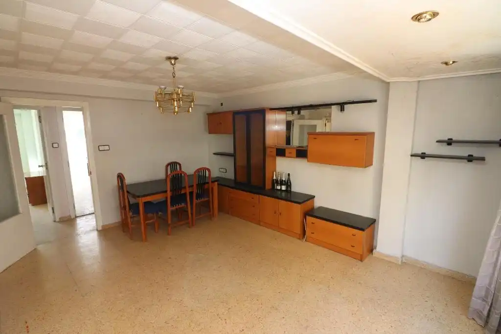 Dining room of Flat for sale in Buñol  with Air Conditioner, Terrace and Furnished
