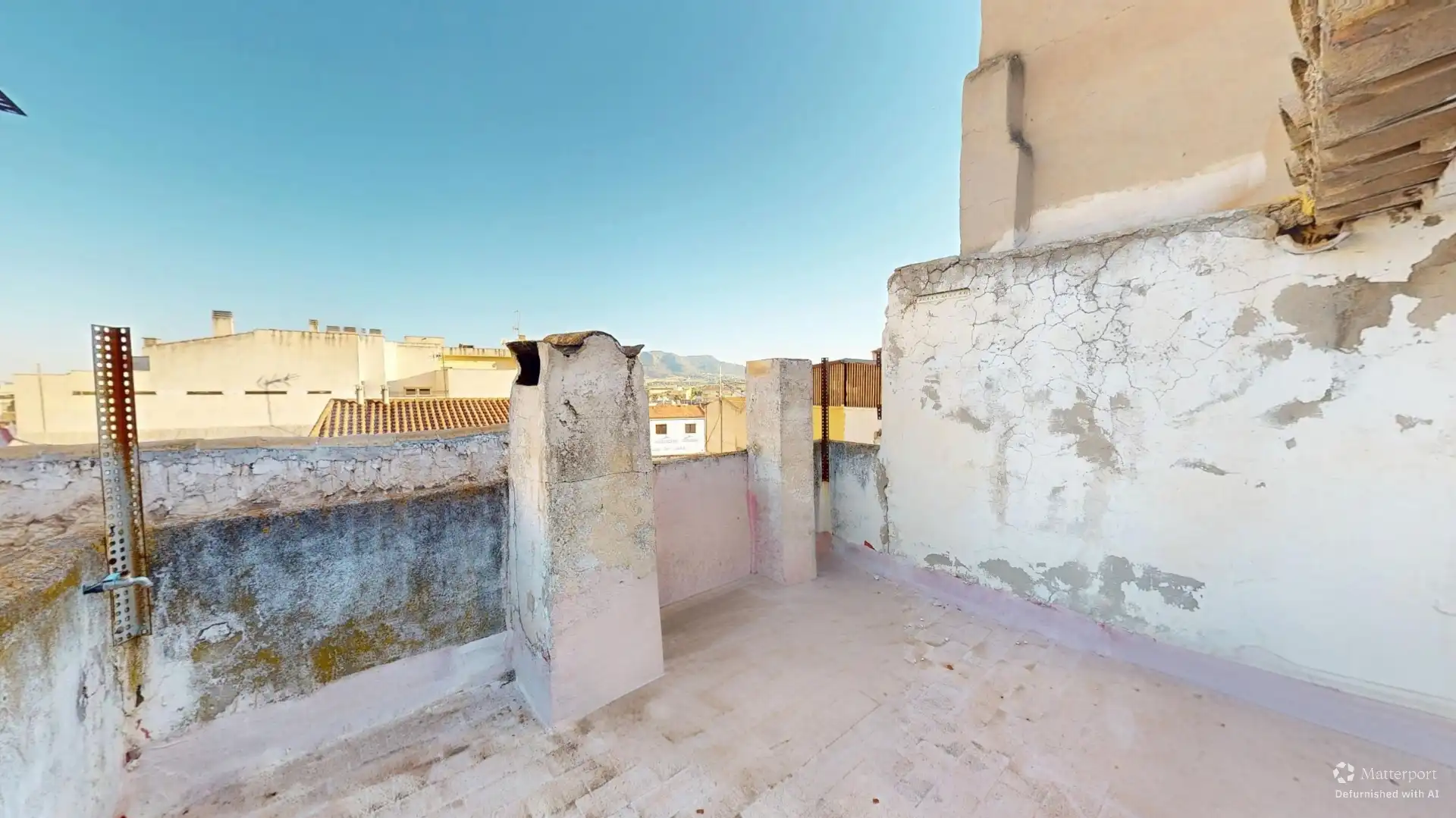 Vista exterior de Casa adosada en venda en Sax amb Terrassa