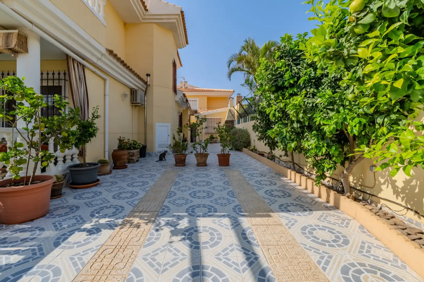 Terrassa de Casa adosada en venda en Mazarrón amb Aire condicionat, Jardí privat i Terrassa