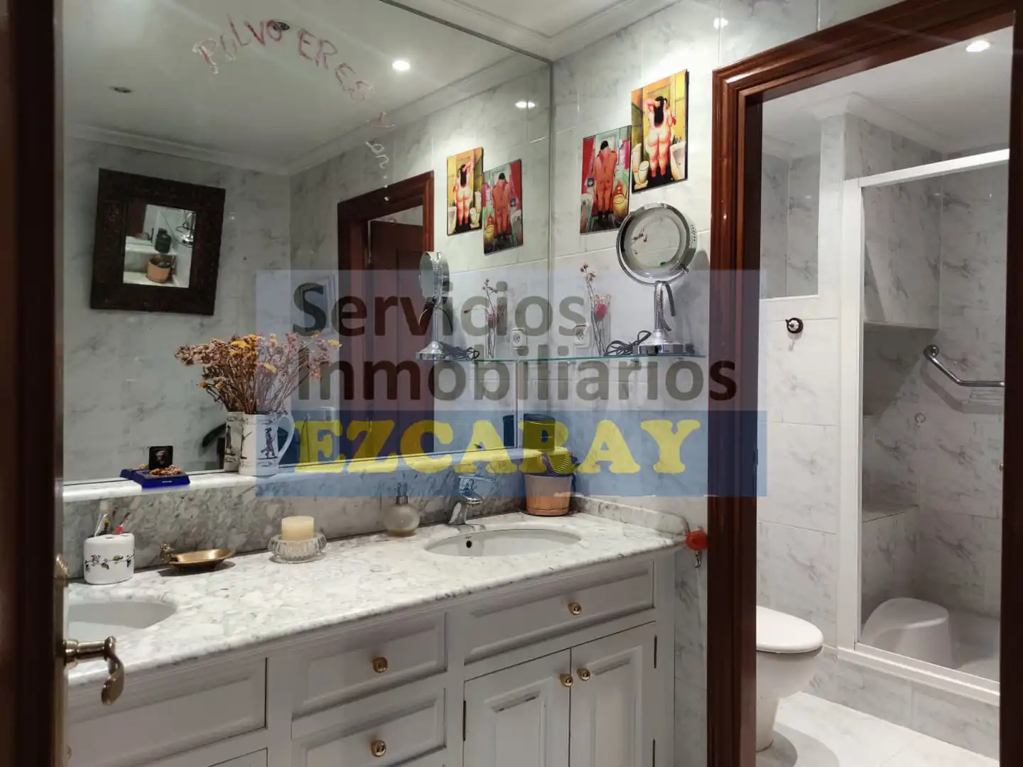 Baño de Apartamento en venta en Ezcaray con Calefacción, Terraza y Trastero