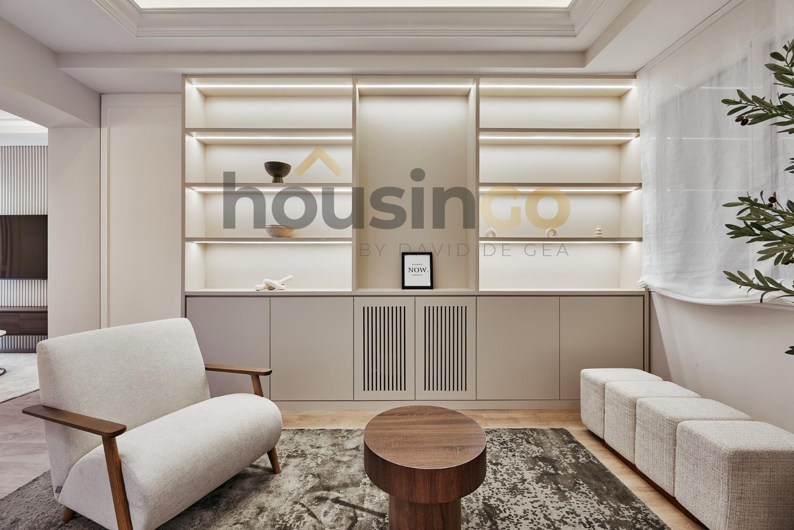 Living room of Flat for sale in  Madrid Capital  with Air Conditioner, Heating and Parquet flooring