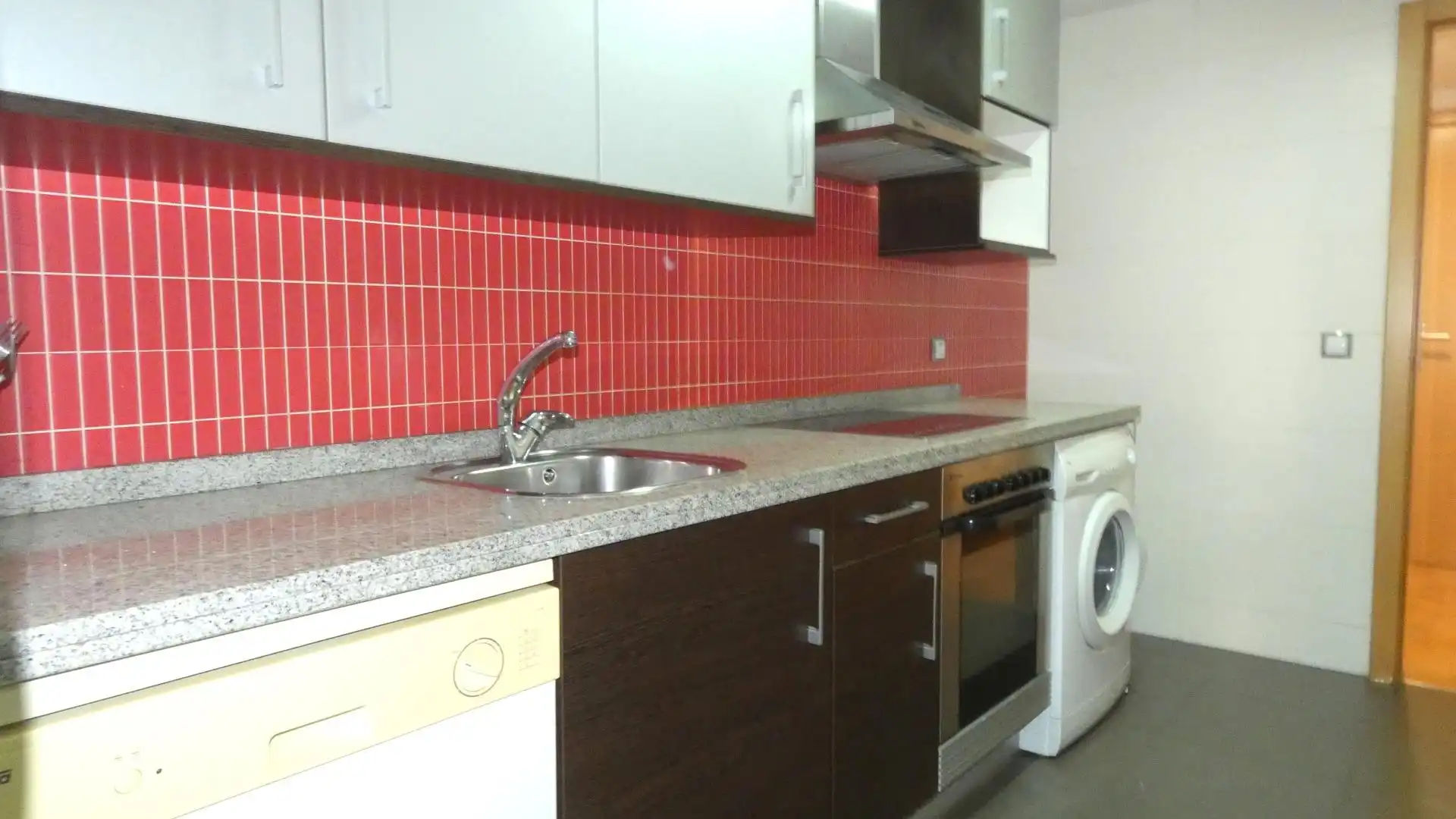 Cocina de Apartamento en venta en Alagón con Calefacción, Jardín privado y Parquet