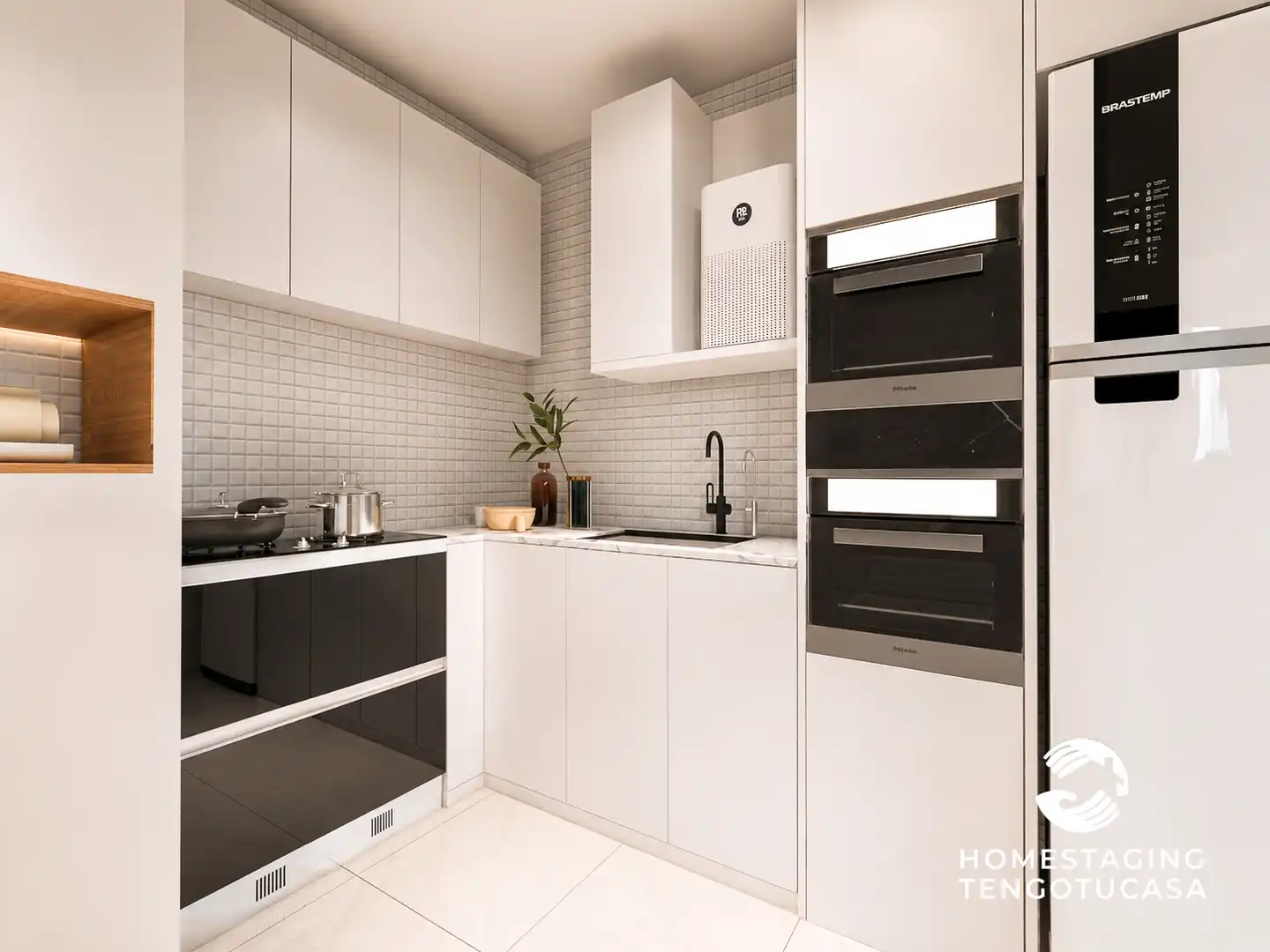 Kitchen of Flat for sale in Madrid  with Heating, Storage room and Oven
