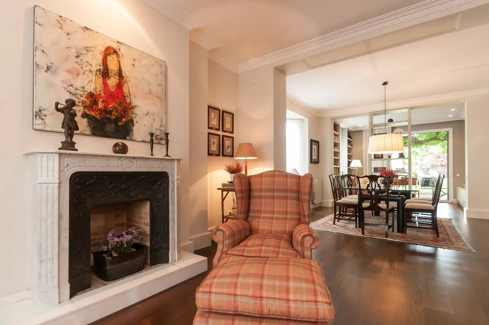 Living room of Houses for rent in Sant Just Desvern  with Air Conditioner, Heating and Terrace