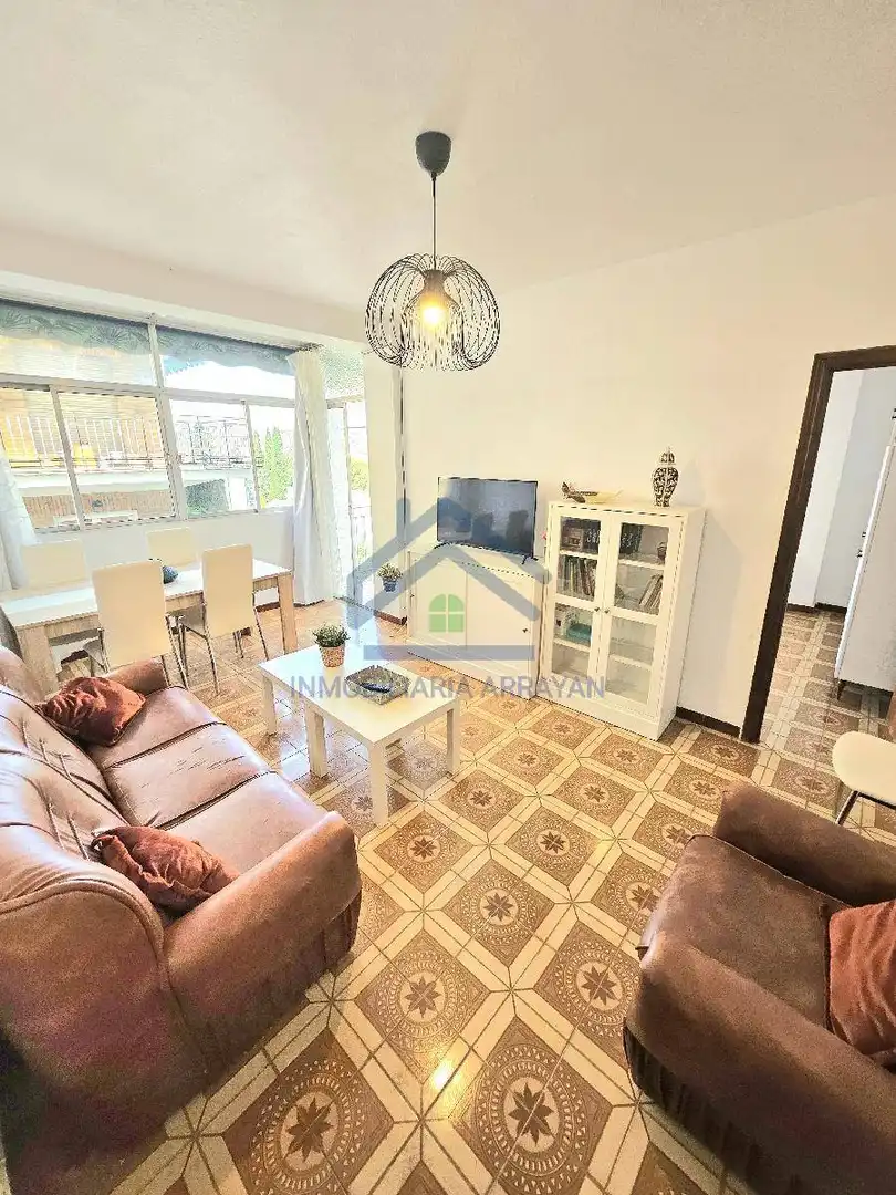 Sala de estar de Piso en venta en Granada con Terraza y Amueblado