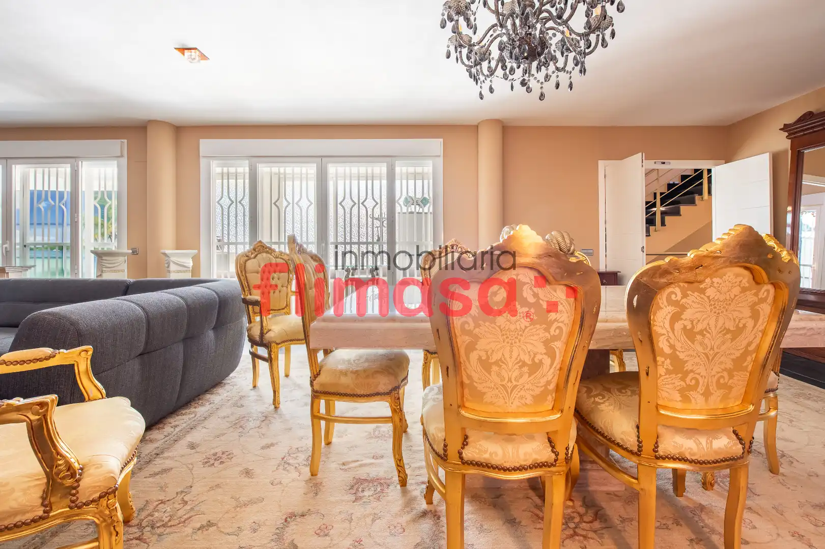 Dining room of Houses for sale in Villaviciosa de Odón  with Air Conditioner, Heating and Private garden