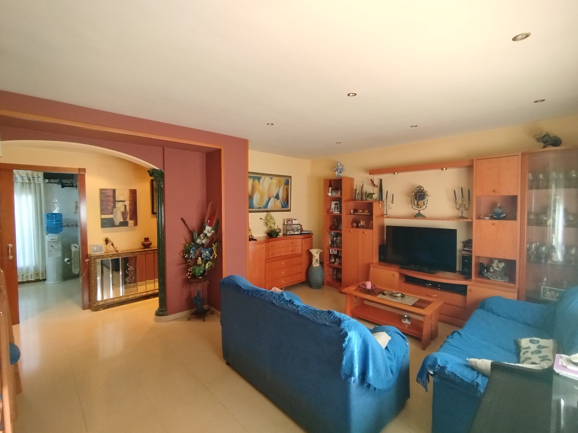 Living room of Flat for sale in Binéfar  with Air Conditioner, Heating and Terrace