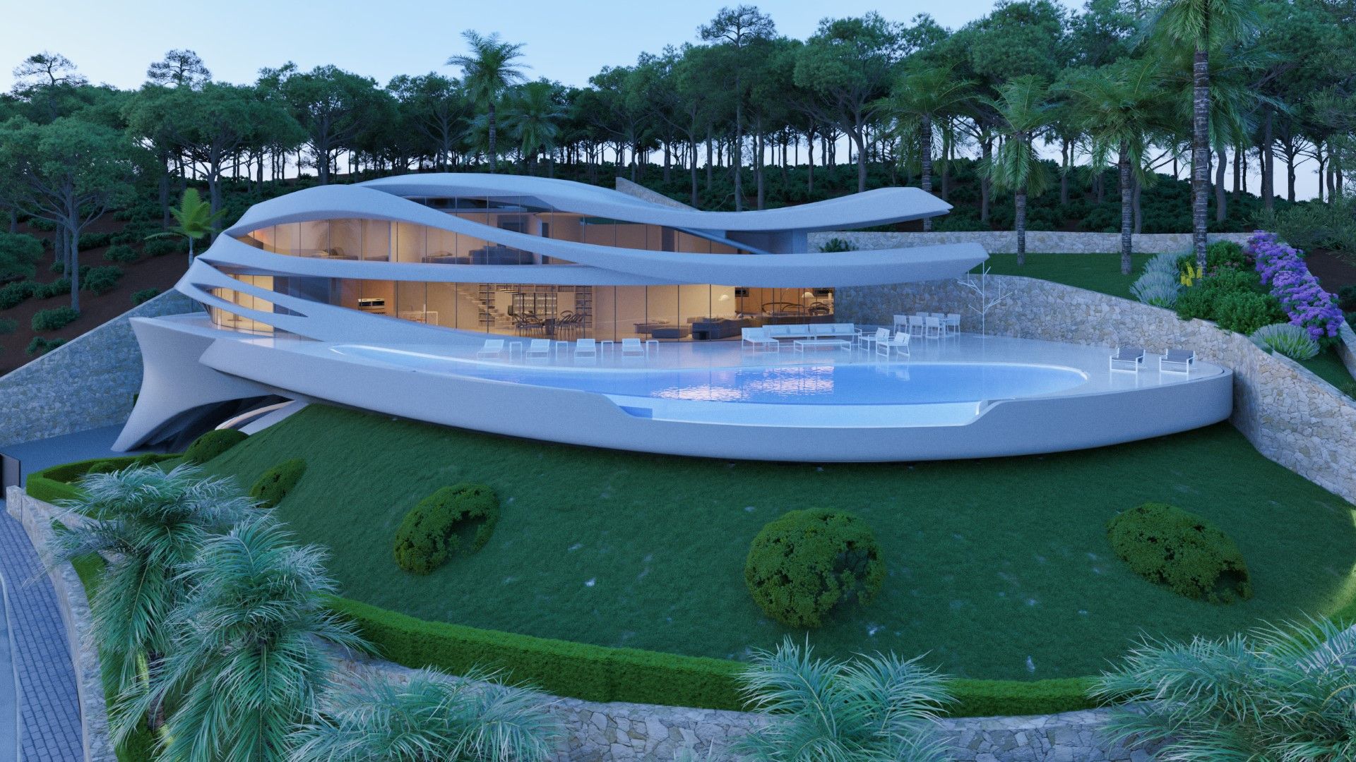 Vista exterior de Casa o xalet en venda en Jávea / Xàbia amb Aire condicionat, Calefacció i Jardí privat