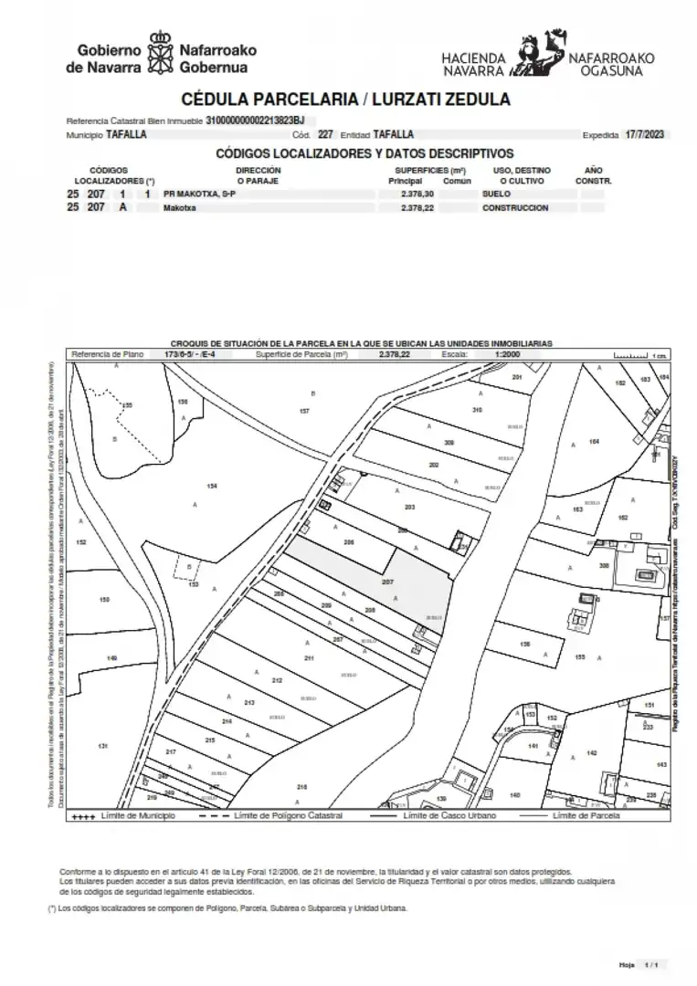 Land for sale in Tafalla - PARAJE MAKOTXA, Tafalla