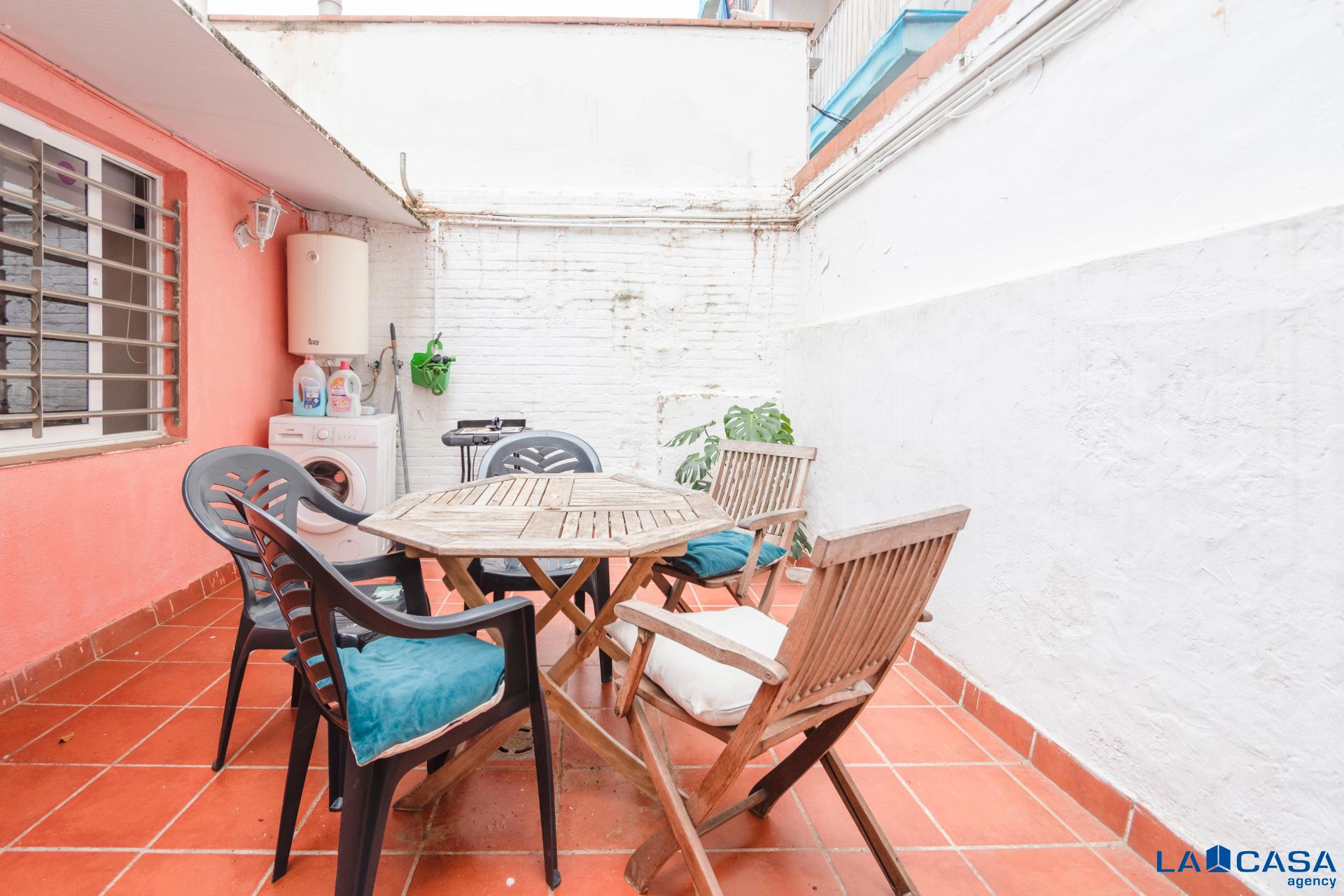 Terrace of Flat for sale in  Barcelona Capital  with Air Conditioner, Heating and Parquet flooring
