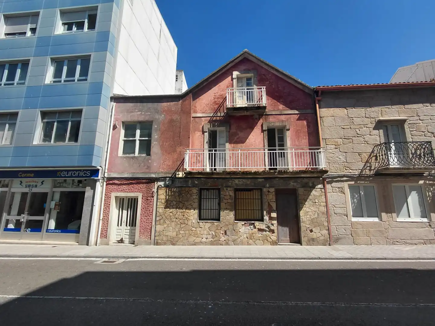 Vista exterior de Casa adosada en venta en Ponteceso con Jardín privado y Trastero