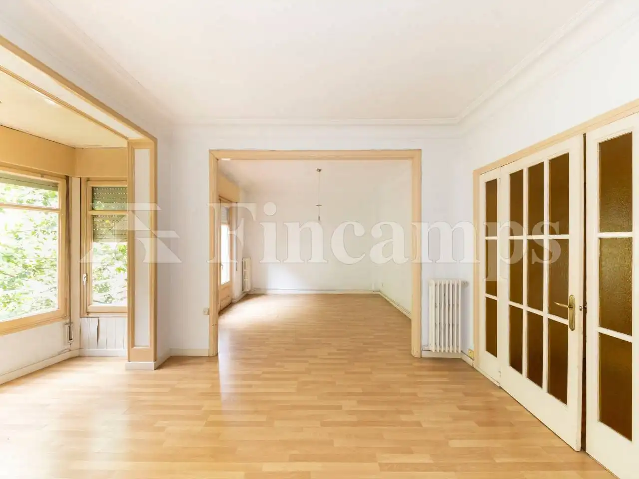 Sala d'estar de Pis en venda en Sabadell amb Calefacció, Parquet i Terrassa