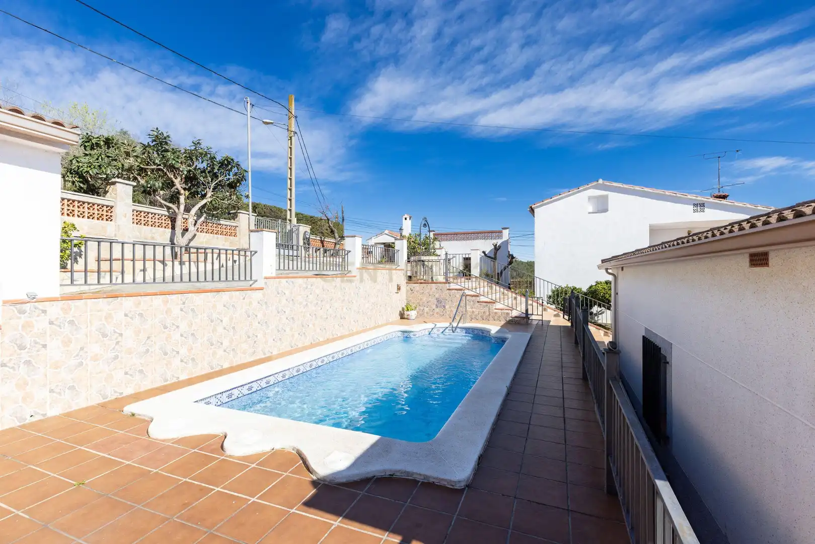 Exterior view of Houses for sale in Olivella  with Private garden, Storage room and Swimming Pool