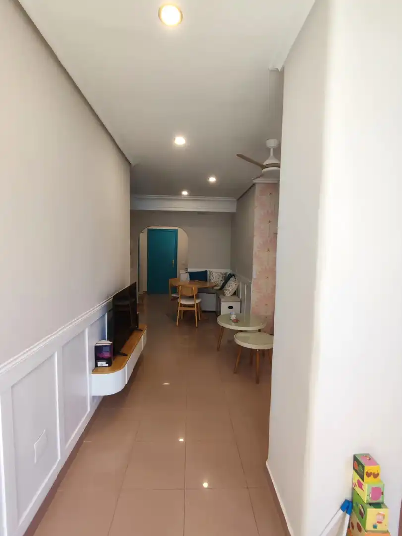 Sala de estar de Piso de alquiler en Santander con Calefacción y Amueblado