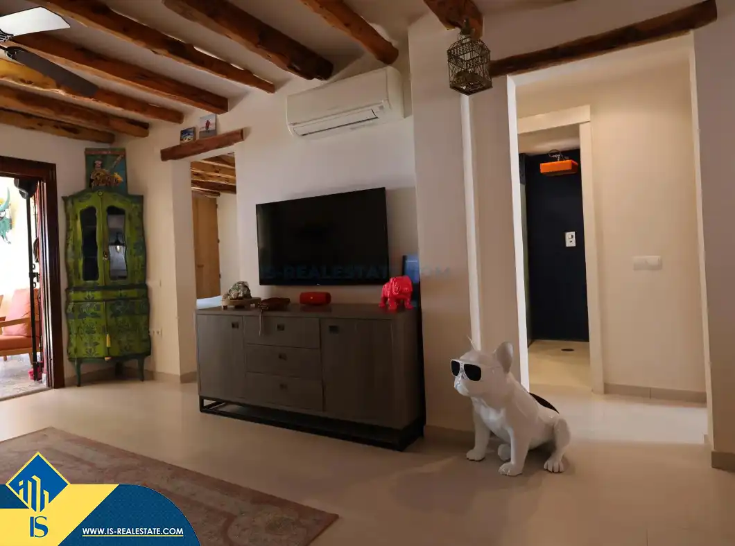 Wohnzimmer von Wohnung zum Verkauf in Santa Eulària des Riu mit Terrasse, Möbliert und Gemeinschaftspool