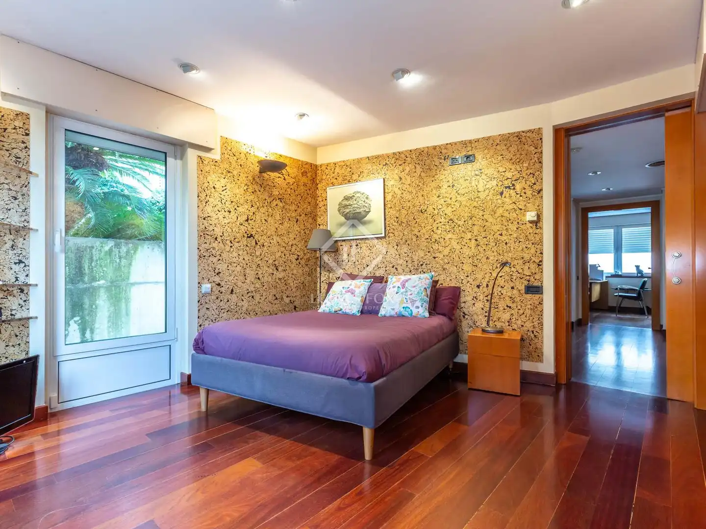 Schlafzimmer von Haus oder Chalet zum Verkauf in Esplugues de Llobregat mit Klimaanlage, Heizung und Privatgarten