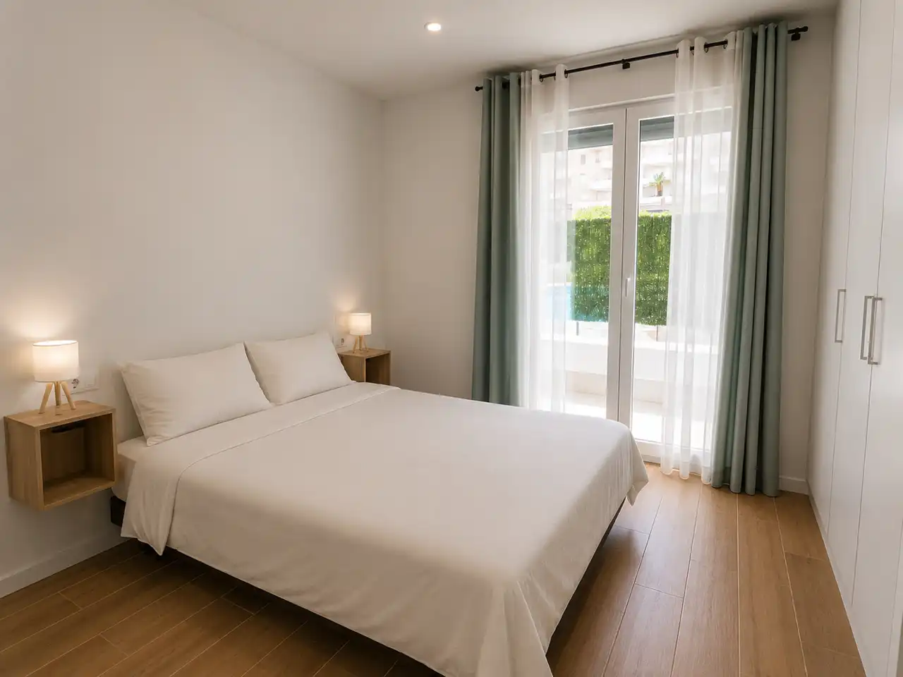 Habitación de Apartamento de alquiler en Marbella con Aire acondicionado, Calefacción y Terraza