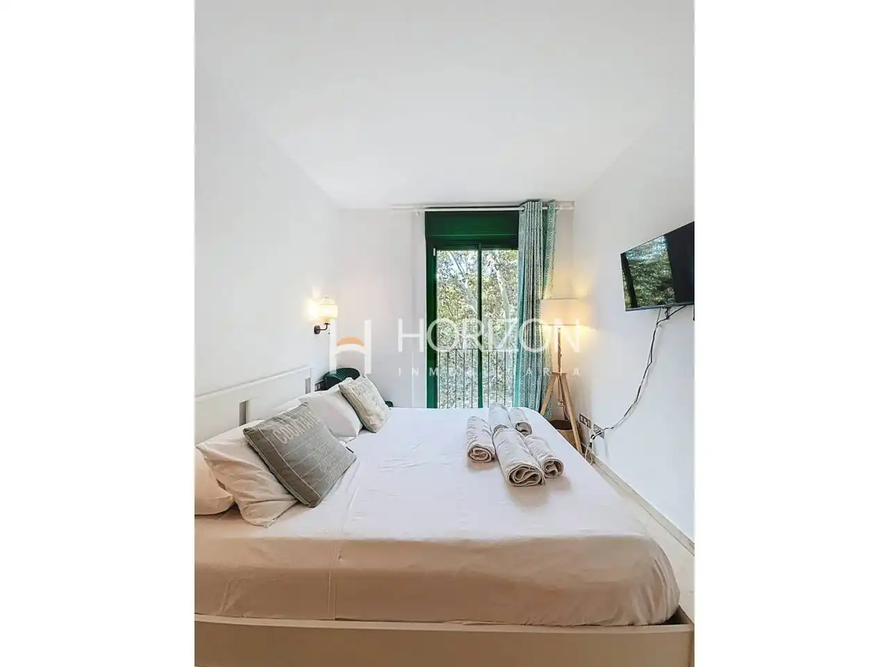 Schlafzimmer von Wohnung zum Verkauf in Barcelona mit Klimaanlage, Heizung und Möbliert