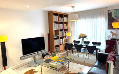 Living room of Flat for sale in Burgos Capital  with Heating, Terrace and Storage room