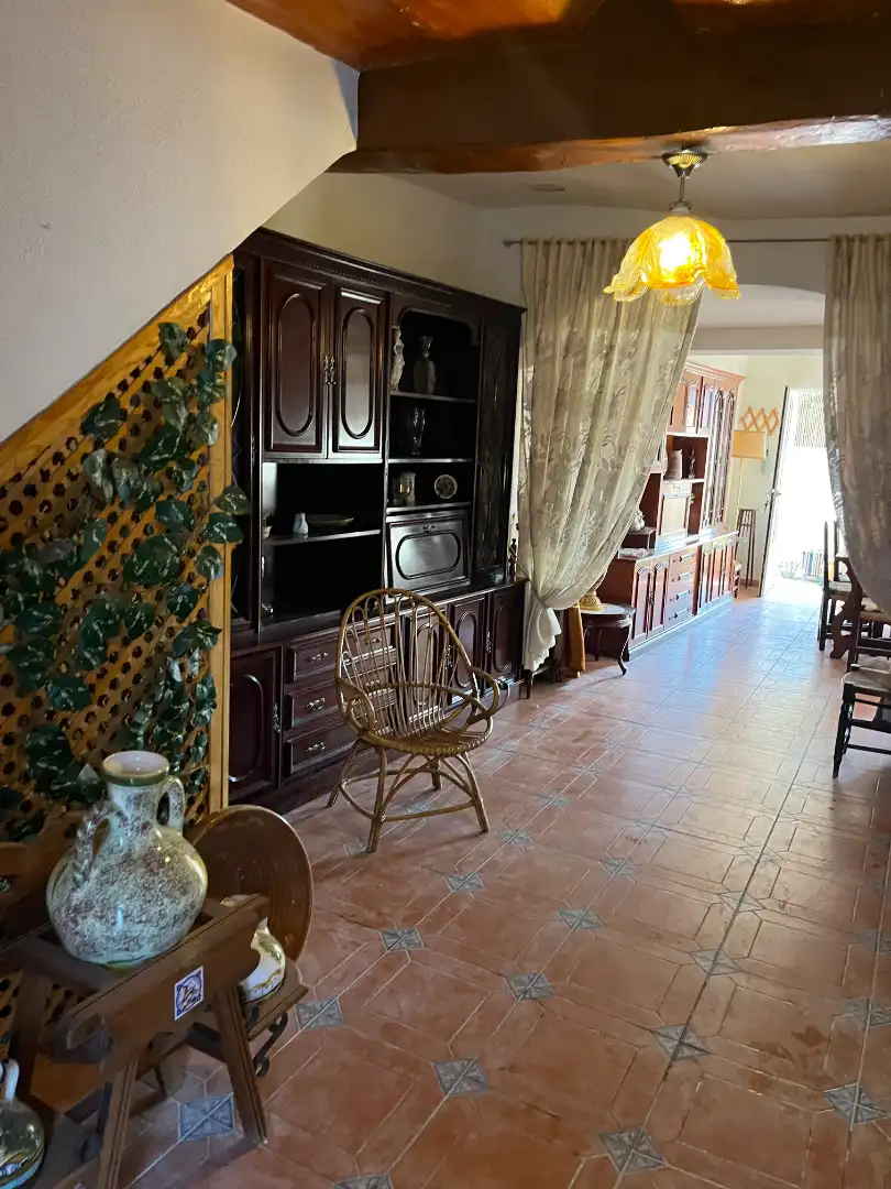 Sala d'estar de Finca rústica en venda en Cogolludo amb Jardí privat, Moblat i Balcó