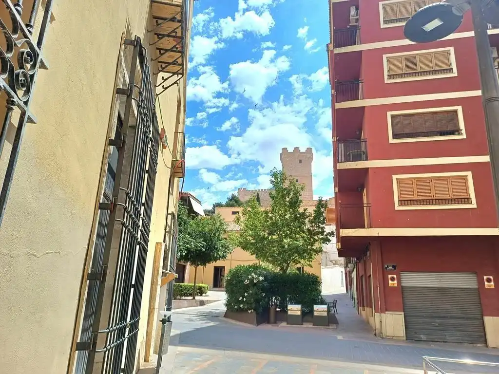 Vista exterior de Casa o chalet en venta en Villena con Terraza
