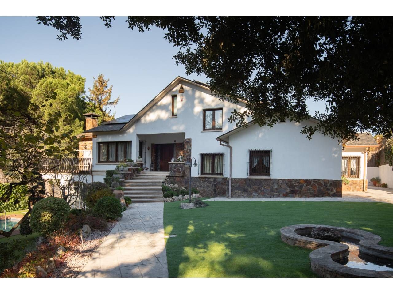 Exterior view of House or chalet for sale in Aiguafreda  with Air Conditioner, Heating and Private garden