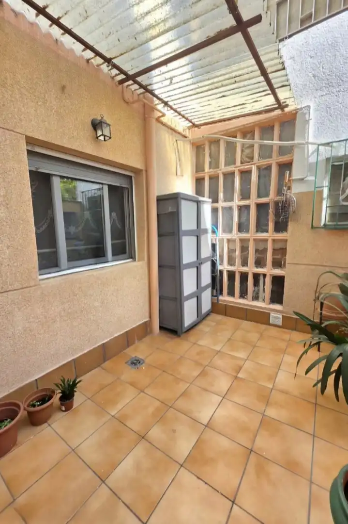 Terrasse von Erdgeschoss zum Verkauf in Mollet del Vallès mit Klimaanlage, Heizung und Parkett