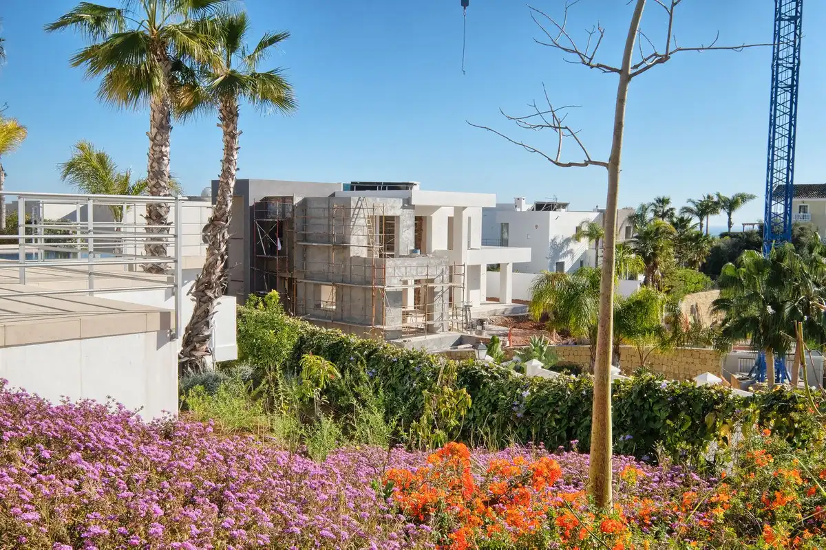 Vista exterior de Casa o chalet en venta en Benahavís con Jardín privado