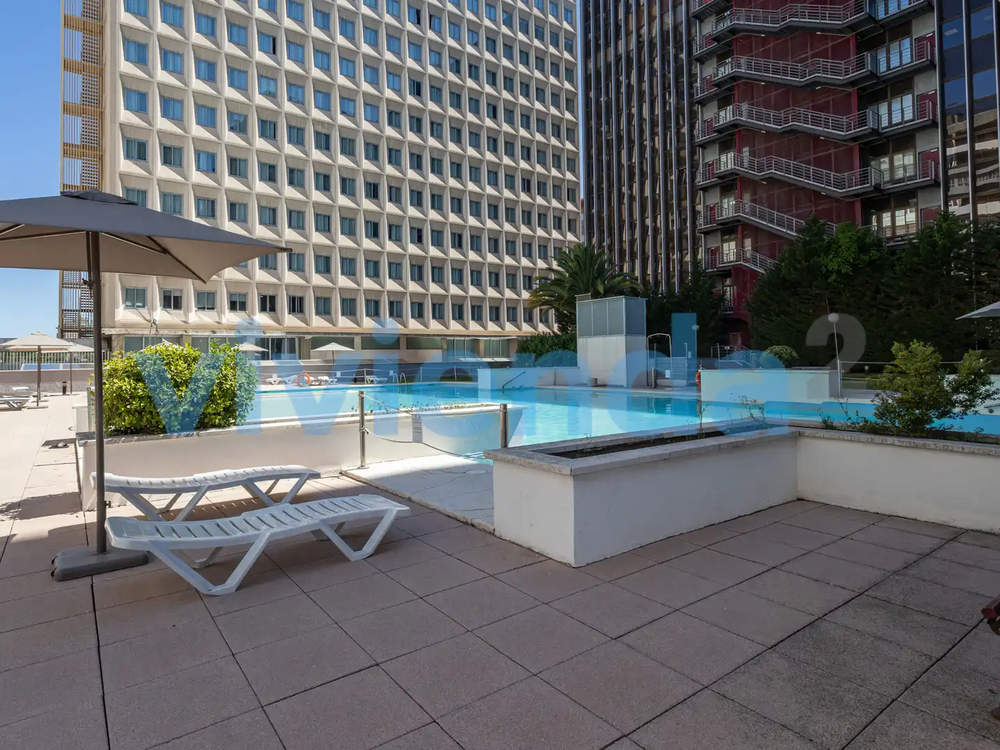 Swimming pool of Flat for sale in Madrid  with Heating, Swimming Pool and Community pool