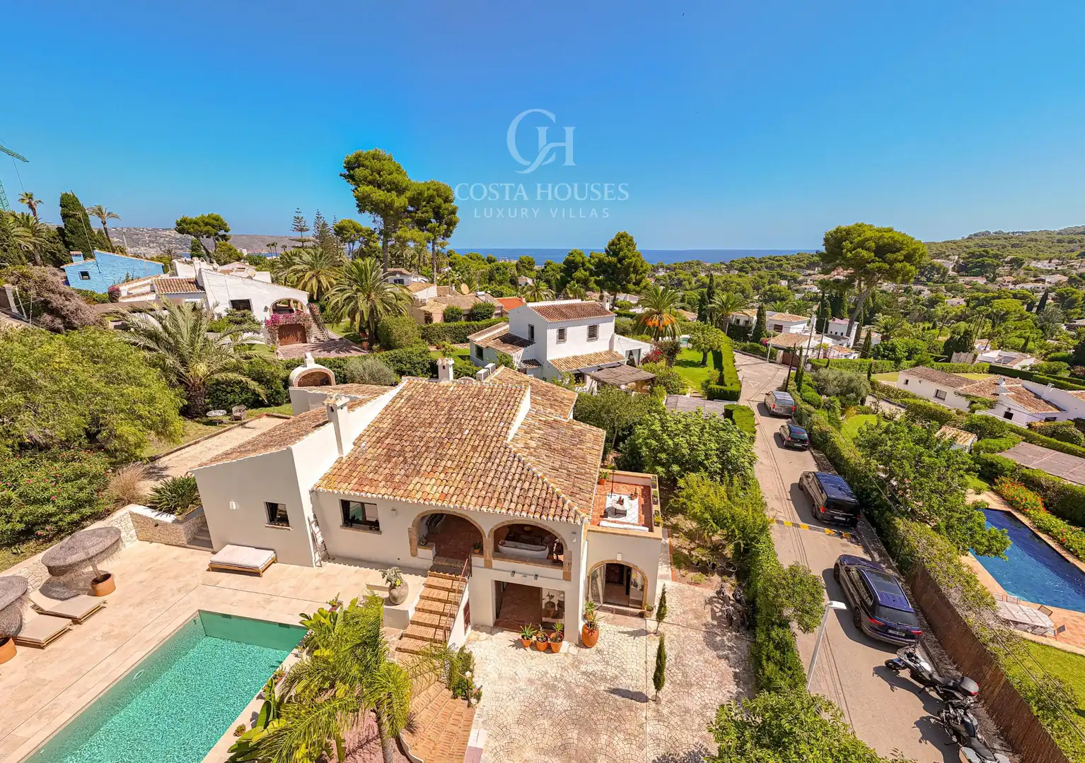 Exterior view of Houses for sale in Jávea / Xàbia  with Air Conditioner, Private garden and Terrace