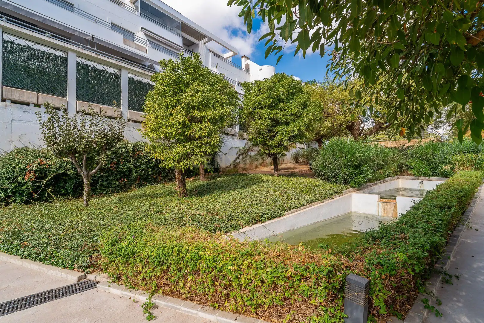 Garden of Apartments for sale in Mijas  with Air Conditioner and Swimming Pool