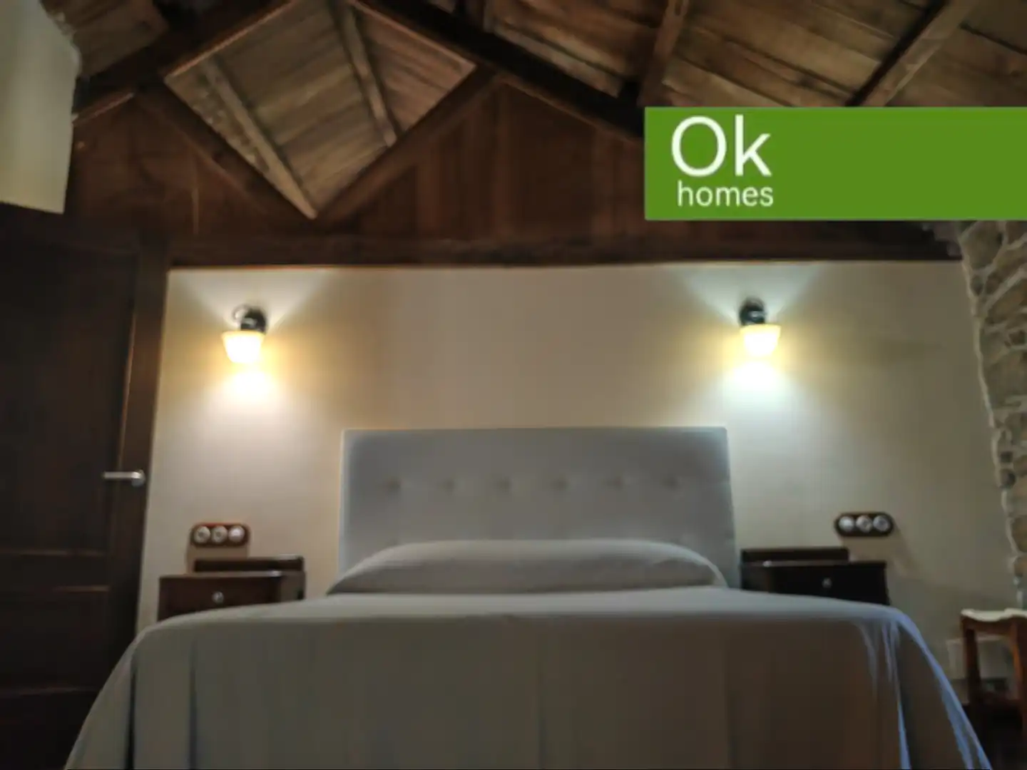 Schlafzimmer von Country house zum Verkauf in Guitiriz mit Heizung, Parkett und Abstellraum