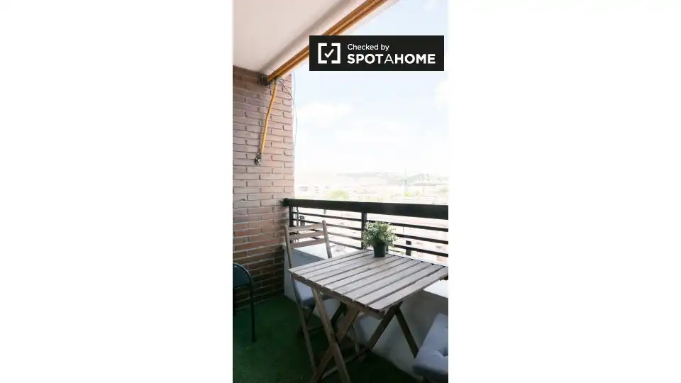 Balcony of Flat for rent in Alcalá de Henares  with Air Conditioner, Heating and Furnished