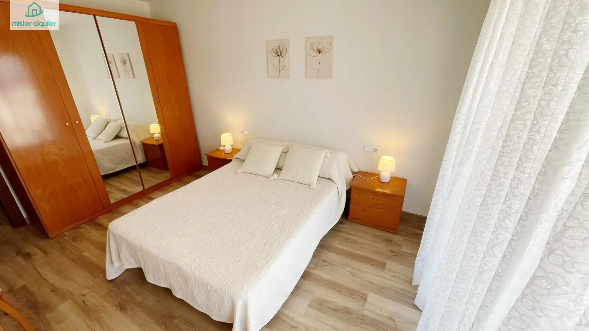 Bedroom of Apartments for rent in El Campello  with Air Conditioner, Heating and Furnished