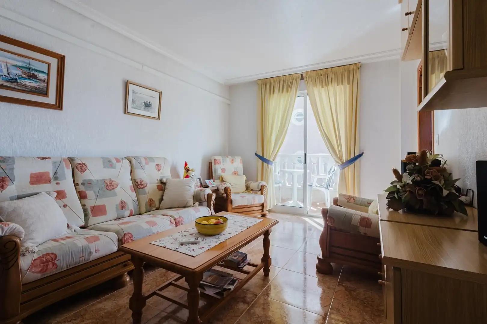 Sala de estar de Apartamento en venta en Centro