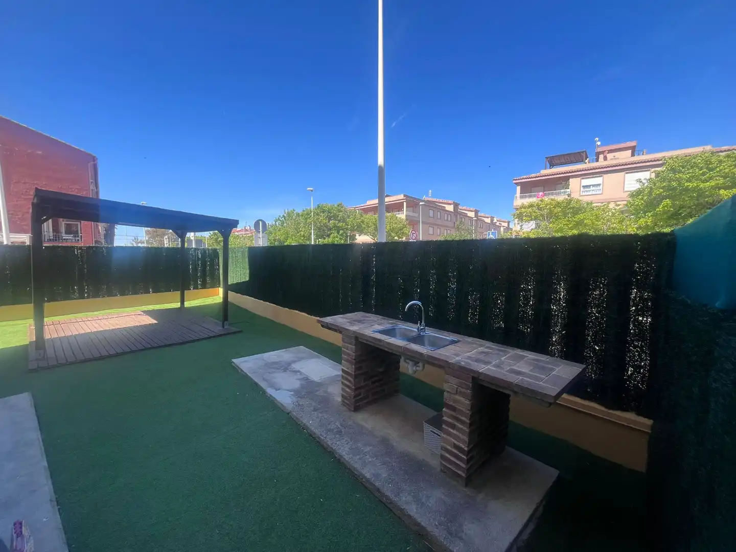 Terrasse von Wohnung zur Miete in Puçol mit Klimaanlage, Heizung und Privatgarten