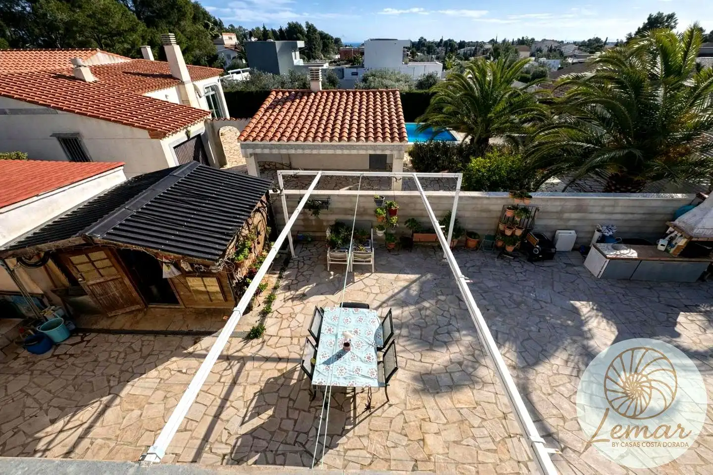 Terraza de Casa o chalet en venta en L'Ametlla de Mar  con Aire acondicionado, Jardín privado y Terraza