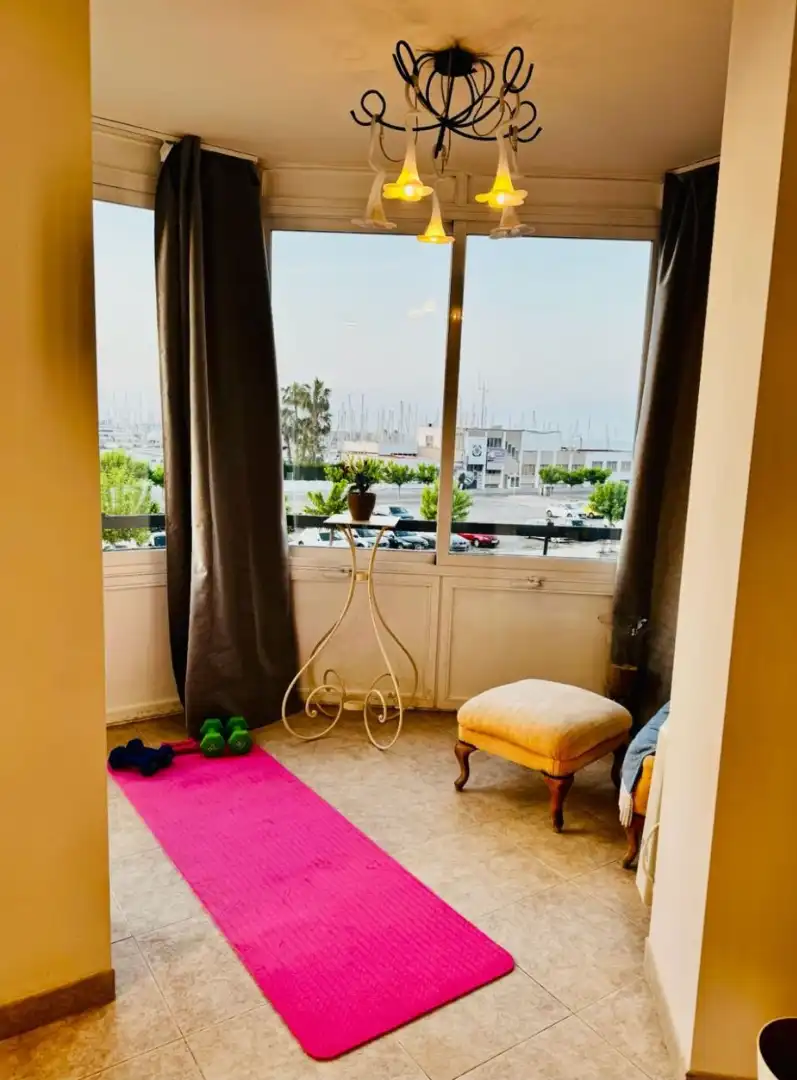 Schlafzimmer von Wohnung zur Miete in Burriana / Borriana mit Möbliert