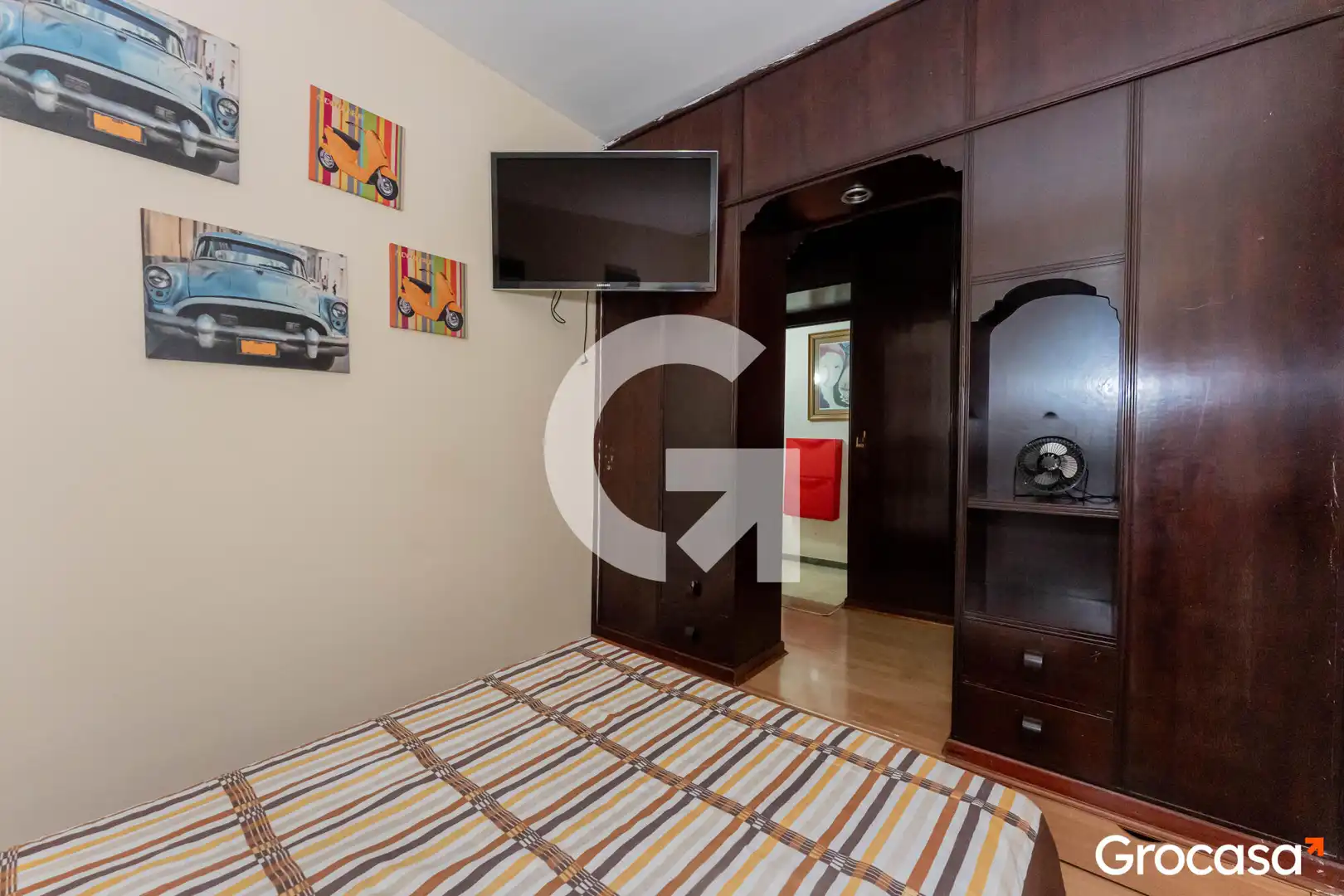 Bedroom of Flat for sale in Cornellà de Llobregat  with Air Conditioner, Storage room and Oven